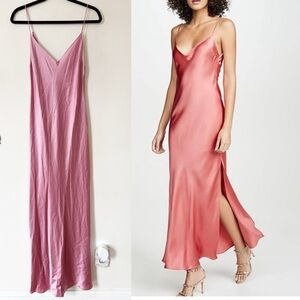 DANNIJO | Dresses | Nwt Dannijovibrant Orchid Lace Cutout Long Silk Slip  Dress Xl | Poshmark